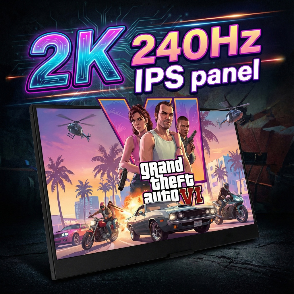 🔥 จอพกพา 17.3" 2K 240Hz Fast IPS 100% sRGB จอเกมมิ่งพกพา ภาพคมชัด ไหลลื่น (ประกัน 1 ปี)