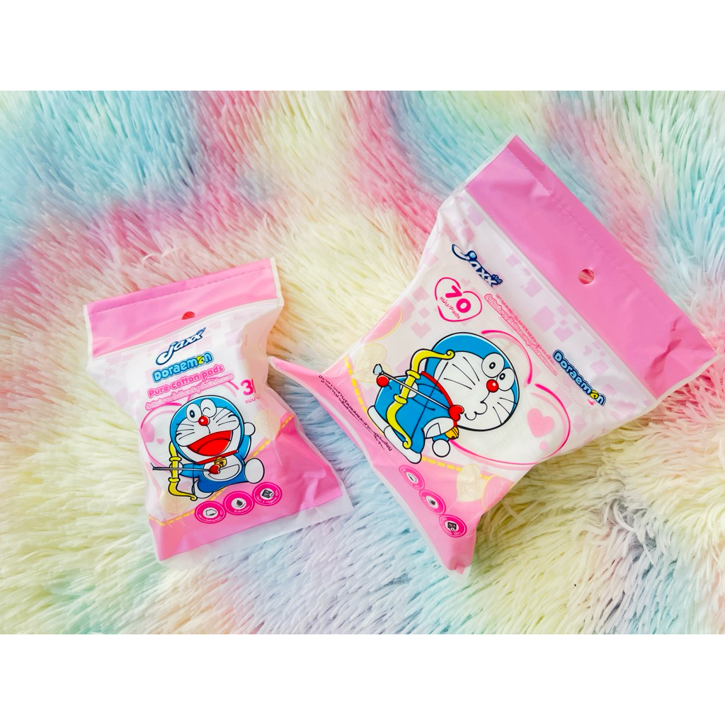แจ็กซ์ [Jaxx] สำสีรีดขอบ สำสีแผ่น สำลีก้อนกลม ลายโดราเอมอน