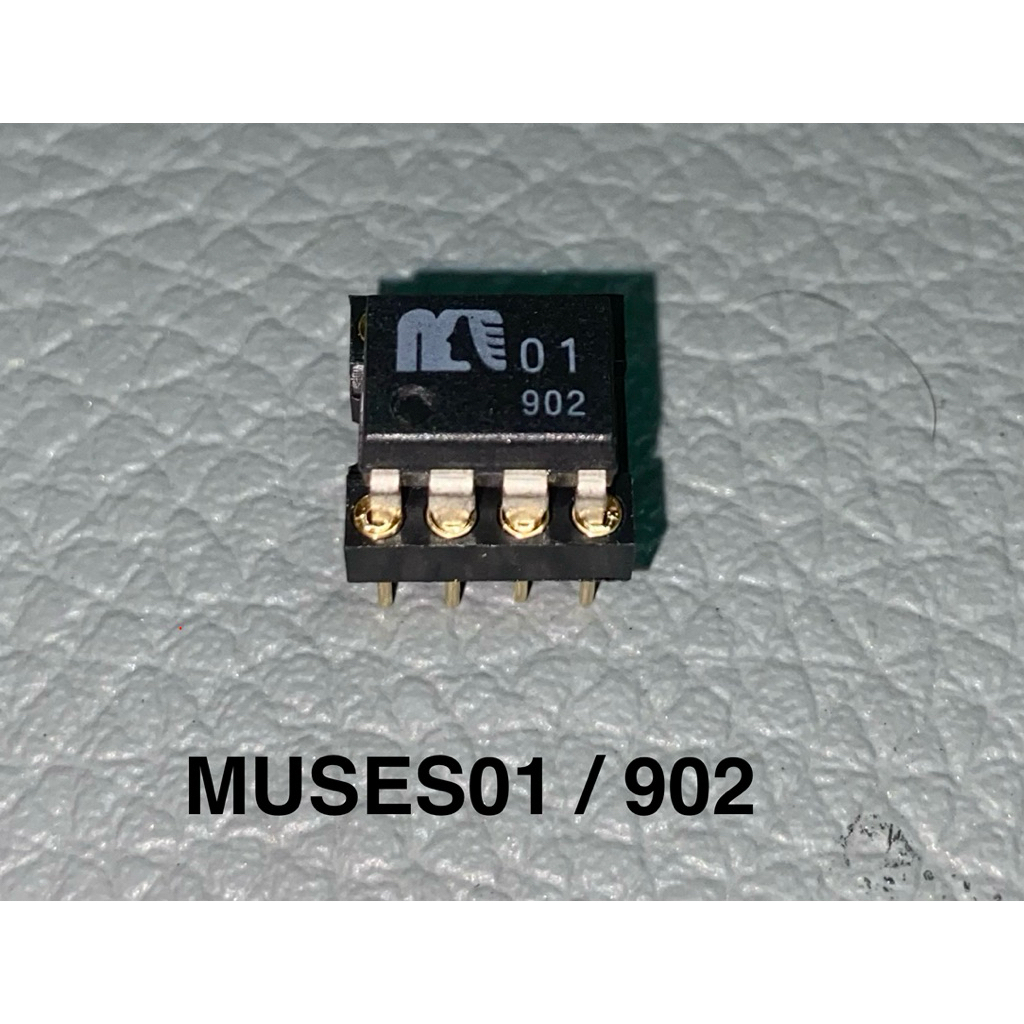 IC OP-AMP MUSES01 / 902 Dual Dip-8  ให้คุณภาพเสียงดี คมชัด ใส รายละเอียดดี ของแท้ ราคาต่อ 1 ชิ้น