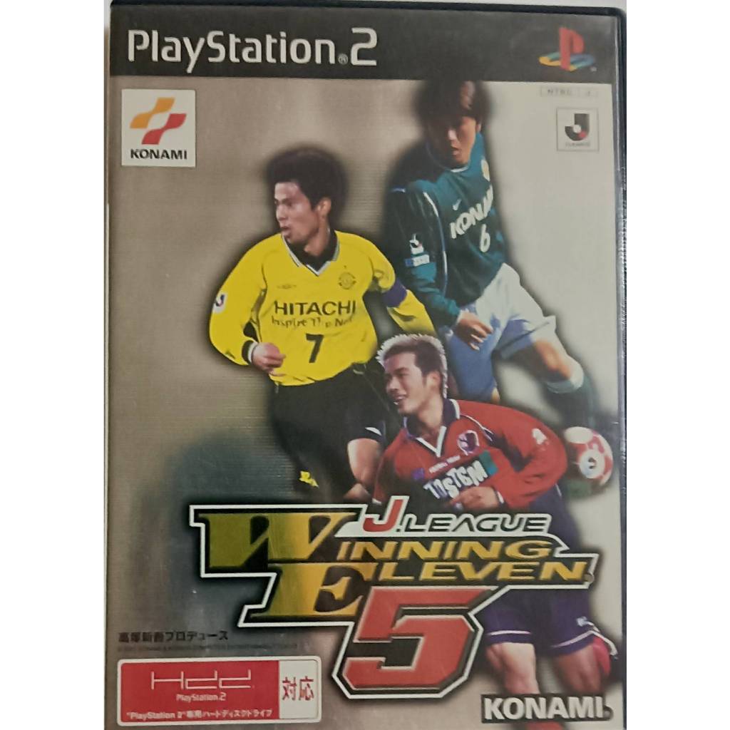 แผ่นเกมส์แท้ Play station 2  J.LEAGUE WINNING ELEVEN 5 ส่งตรงจากประเทศญี่ปุ่น มือ2