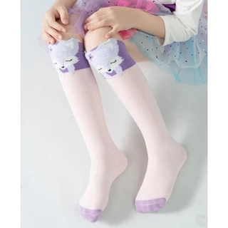 ShopAt.Two[SC-0019] ถุงเท้ายาวสำหรับเด็ก แฟชั่นสไตล์เกาหลี พร้อมส่ง