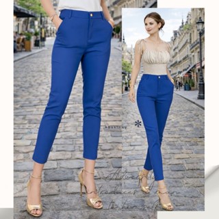 AB Skinny กางเกง 9 ส่วน สีน้ำเงิน ของแท้ จากเพจดัง 350,000 L…