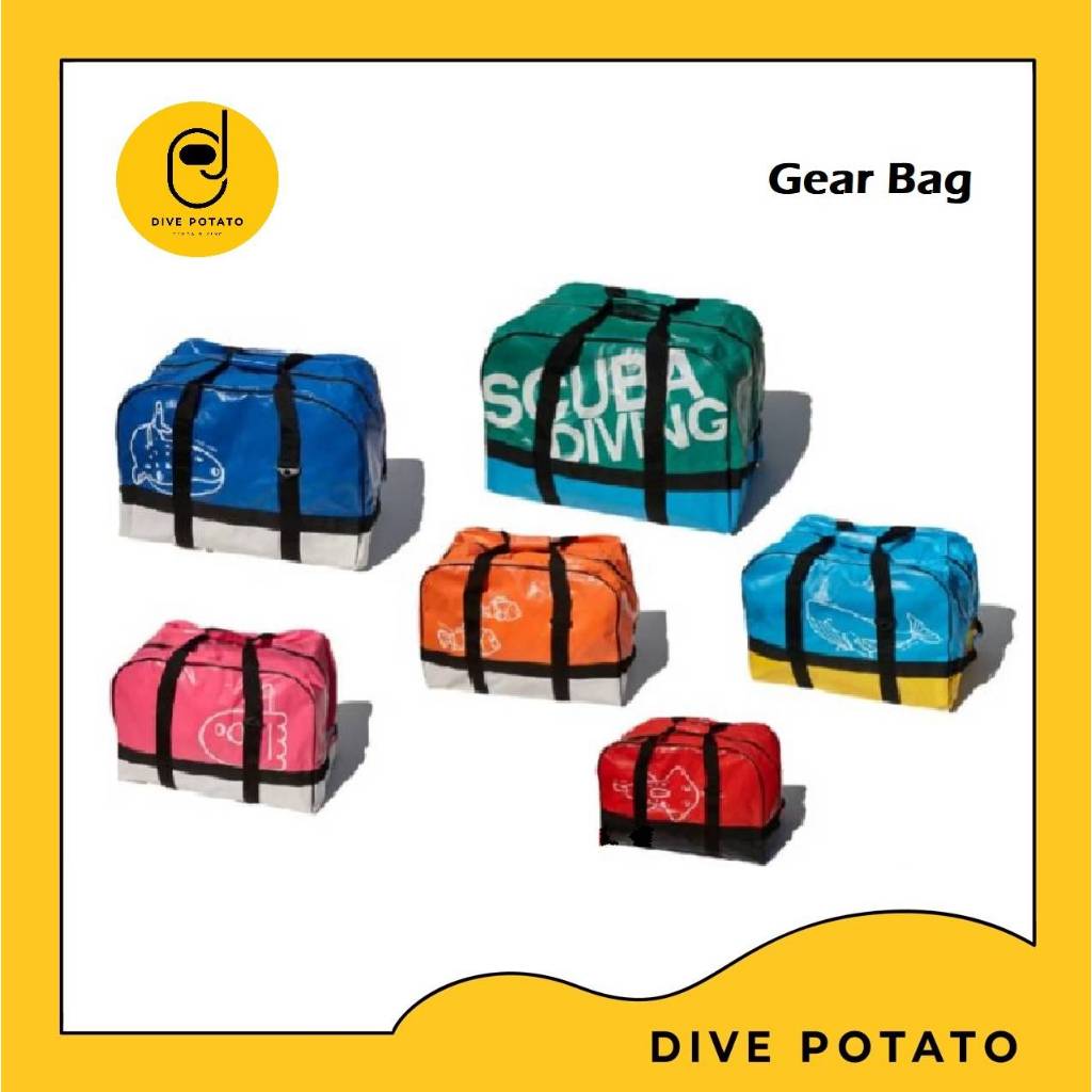 New Gear Bag 2025 กระเป๋าใส่อุปกรณ์ดำน้ำต่างๆ กระเป๋าอเนกประสงค์ กันน้ำ ใบใหญ่ (108L)
