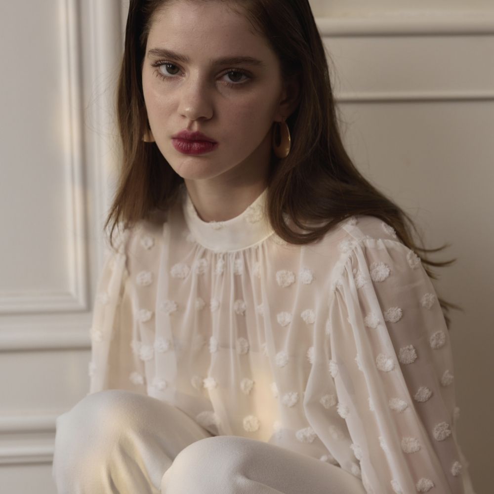 MAVE เสื้อรุ่น Lumen top สี Black dot,White dot - รูปที่ 3