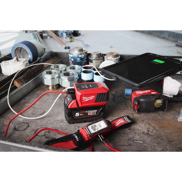 Milwaukee - M18 TC-0 แท่นชาร์จ USB-C รูปที่ 3