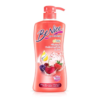 Be Nice บีไนซ์ ชาวเวอร์ Benice Shower ครีมอาบน้ำ ขวดปั๊ม450 มล. ถุงเติม สบู่เหลว 400มล.