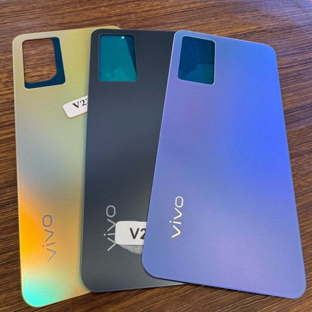 ฝาหลัง ( Back Cover ）vivo V23e（5g）พร้อมกาว ยาง  1 หลอด งานดีสีสวย