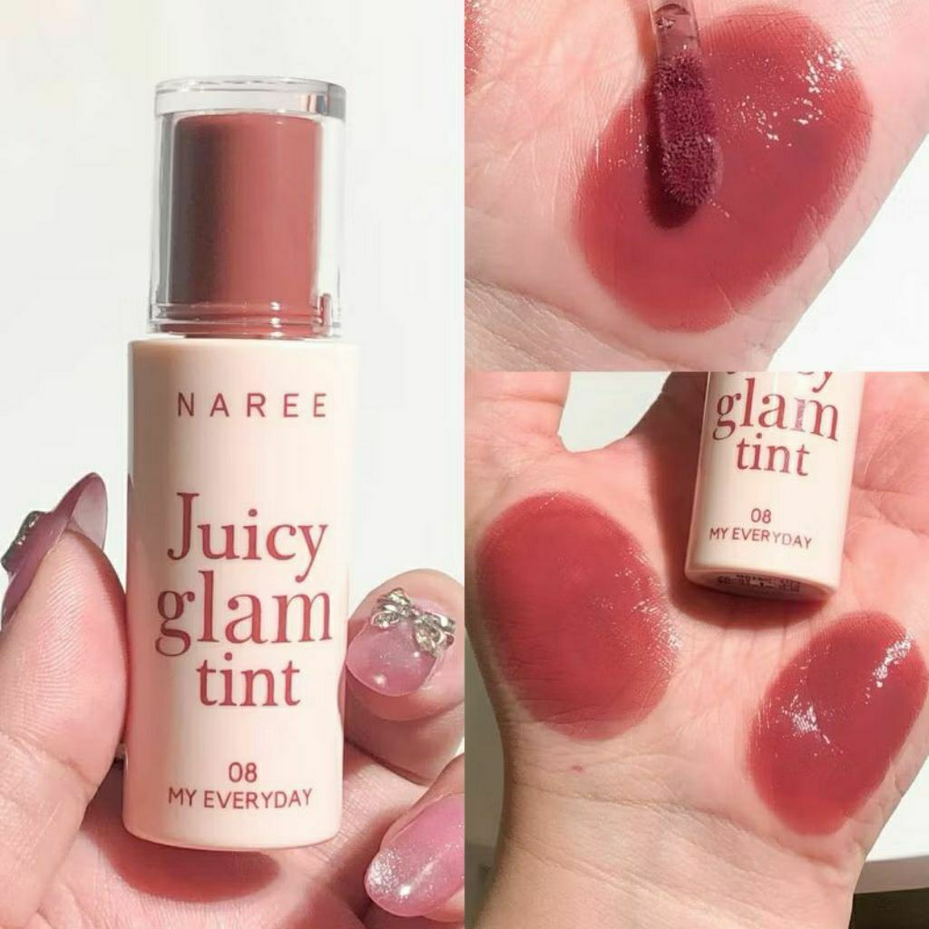 [ส่งต่อ] Naree นารี จูซซี่ แกลม ทินท์ Naree Juicy Glam Tint 3g