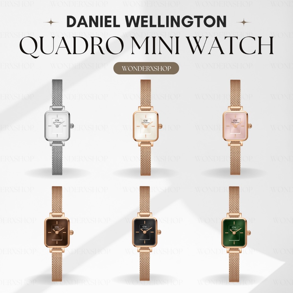 New💎พร้อมส่ง💓Daniel Wellington Quadro Mini Watch ของแท้💯 ผ่อนฟรีไม่มีค่าธรรมเนียม