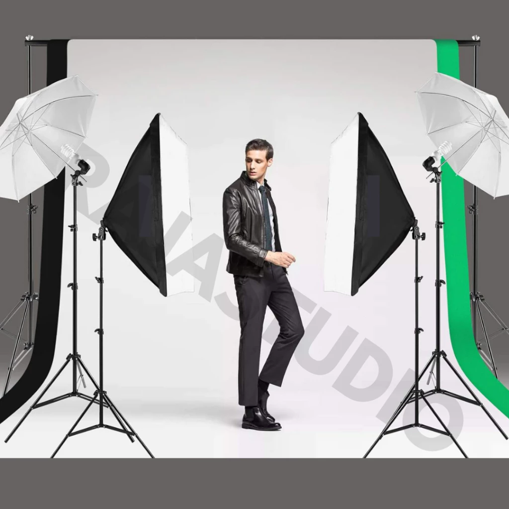 2M x 2M เมตร ขาตั้ง โครงฉากถ่ายภาพ ฉากถ่ายภาพ สตูดิโอถ่ายภาพ ฉากเขียว green screen thumbnail 10