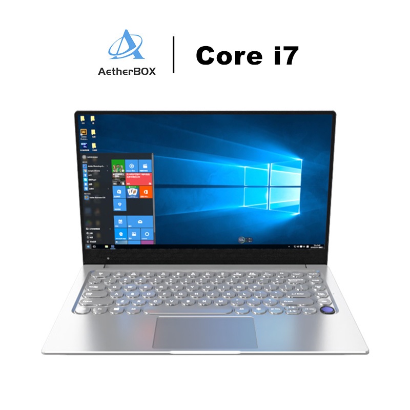 AetherBOX Intel Core i7 10th gen แล็ปท็อป | 16GB/512GB | 14 นิ้ว Ultra-thin Loptop | Windows 11