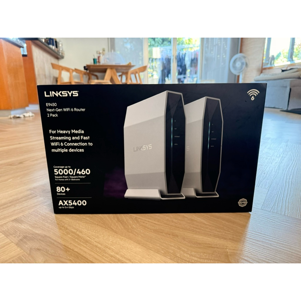 ROUTER LINKSYS E9450-AH (AX5400 WiFi 6) ของแท้ 100% ใหม่ ยังไม่เคยใช้งาน