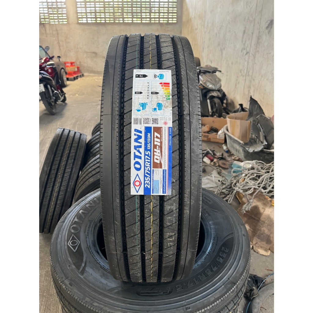 ยางรถบรรทุก6ล้อ OTANI รุ่น OH-117 ขนาด 235/75-17.5 ยางใหม่ ปี2025