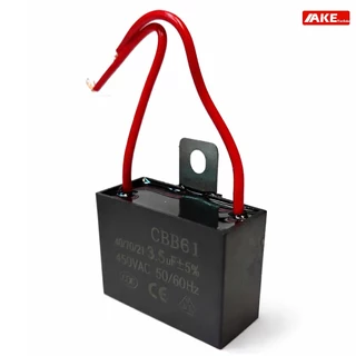 CBB61 คาปาซิเตอร์ CAPACITOR WIRED แคปรันมอเตอร์ คาปาซิเตอร์ แคปรัน คาปาซิเตอร์ พัดลม HATARI รุ่น CBB61