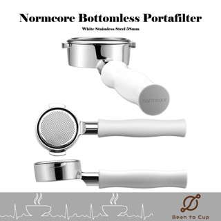 NORMCORE Bottomless Portafilter Stainless White 58mm / ด้ามช…