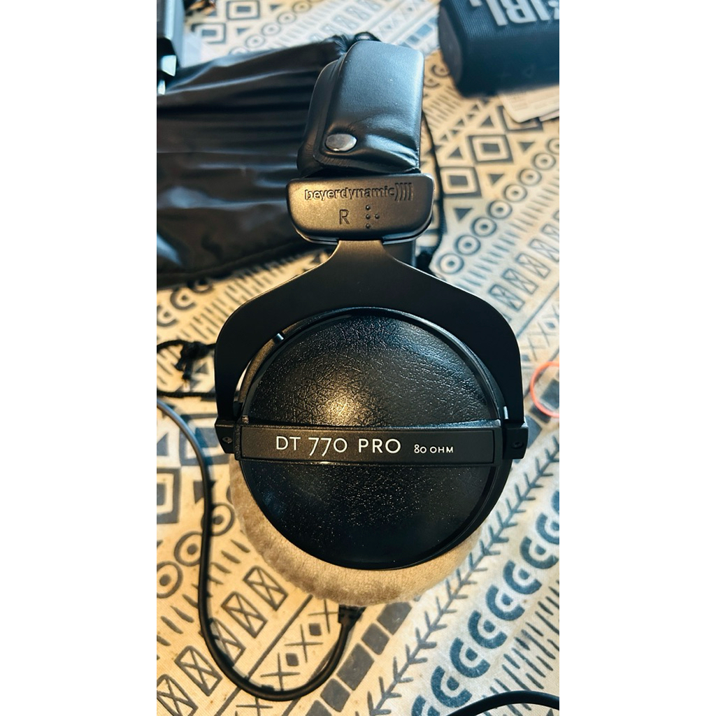 หูฟังสตูดิโอ beyerdynamic dt770 pro 80ohm