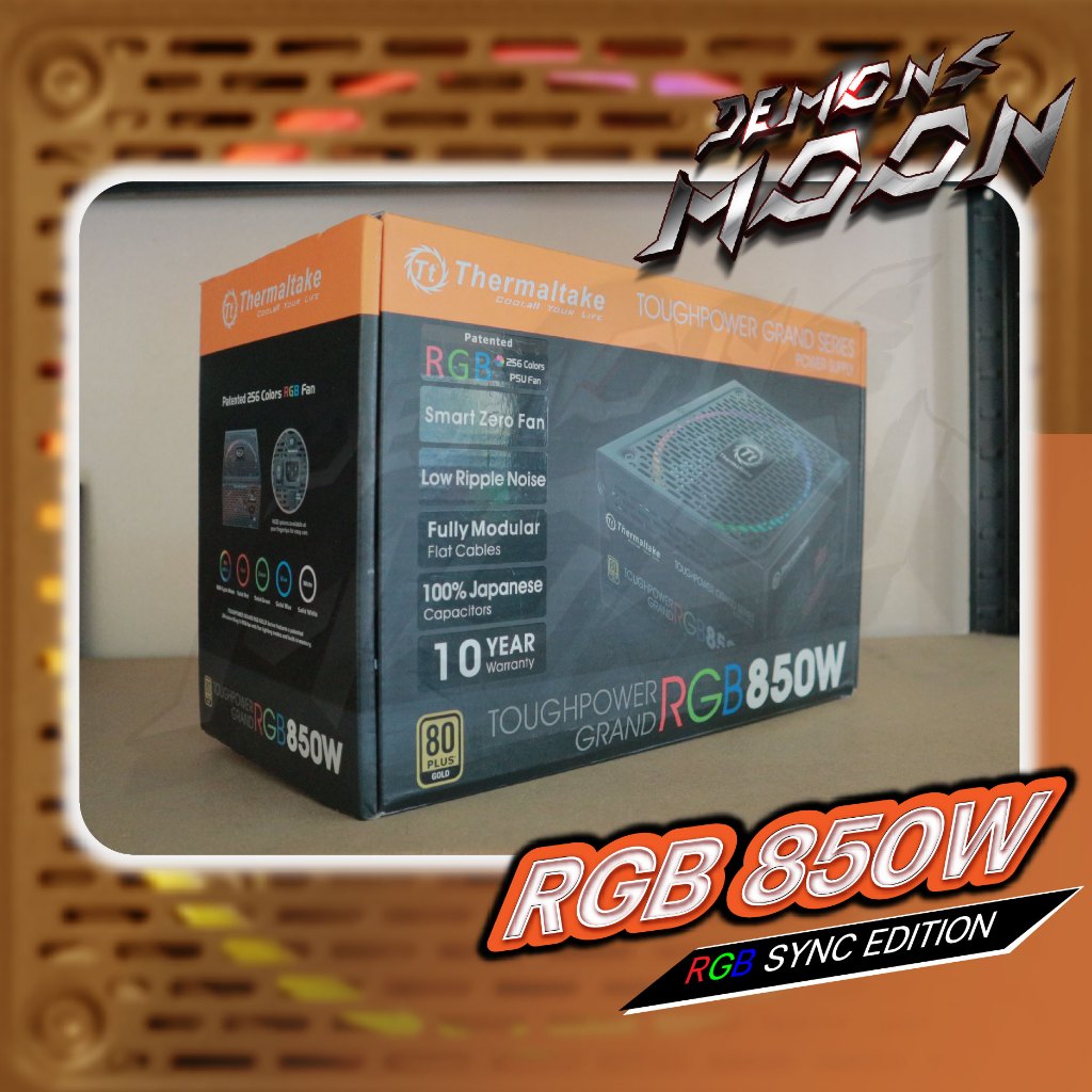 psu 850W 80 PLUS Gold  เพาเวอร์ซัพพลาย มือสองThermaltake Toughpower Grand (RGB Sync Edition)  + ประก