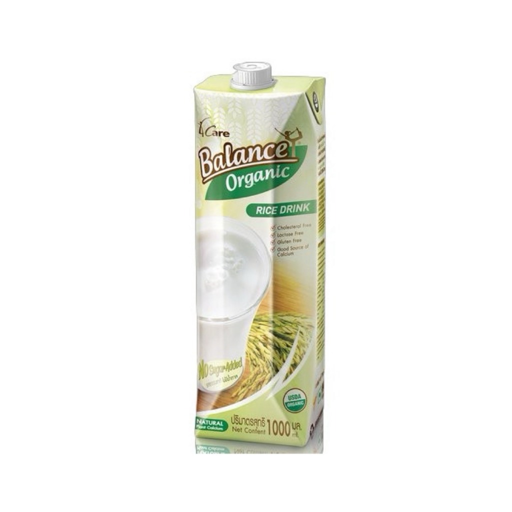 4care  Balance Organic Rice Drink น้ำนมข้าวออร์แกนิก 1L