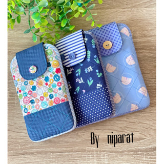 กระเป๋าใส่โทรศัพท์มือถือทรงฝาปิดมี2ช่องขนาด11x18cmพร้อมสายคล…