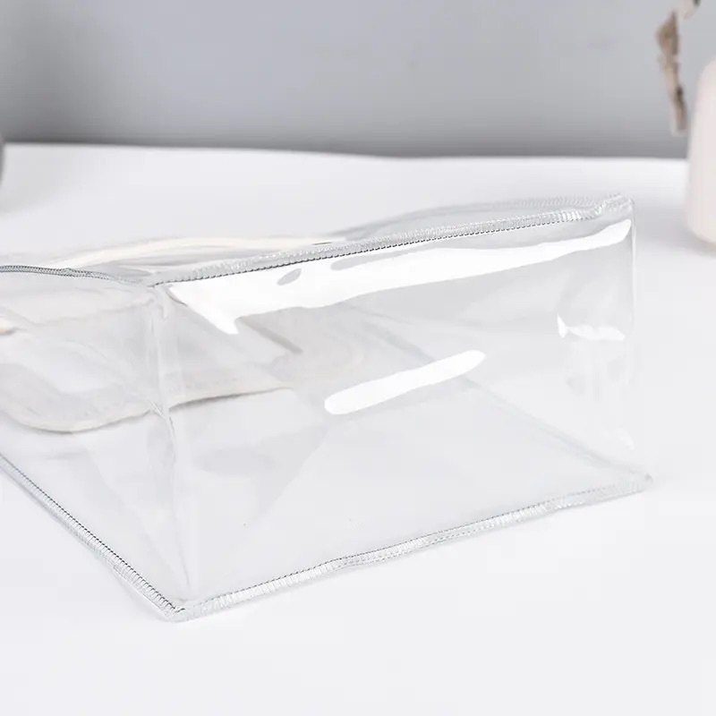 ถุงของขวัญ PVC ใส หนา กระเป๋าจัดกิ๊ฟเซ็ท สำหรับใส่ของขวัญ ดอกไม้ ของชำร่วย ขนม ของฝาก ของขวัญ - รูปที่ 7