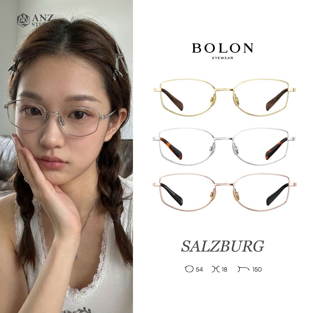 ANZ STUDIO | แว่นตา BOLON SALZBURG BB7000 - ทรง Irregular น้ำหนักเบา สไตล์เรียบหรู