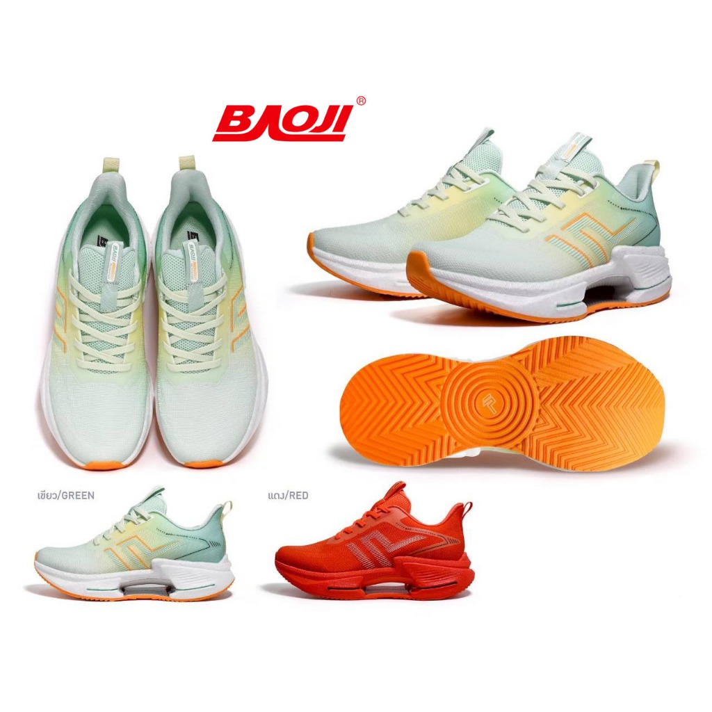 **BAOJI (บาโอจิ)** [ลิขสิทธิ์แบรนด์แท้] (BJM-942) รองเท้าผ้าใบใส่วิ่ง สามารถใส่ออกกำลังกายได้ *ผู้ชา