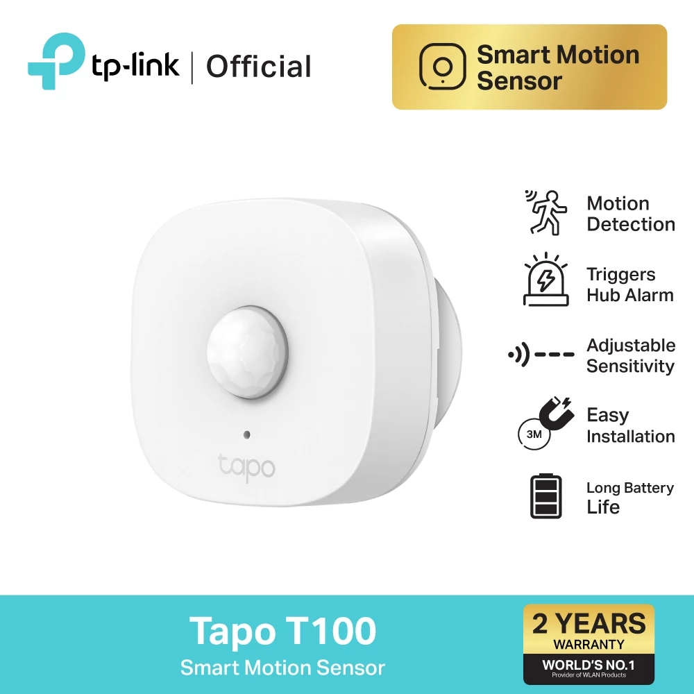 TP-Link Tapo T100 Smart Motion Sensor ตรวจจับการเคลื่อนไหว / Tapo T110 Smart Contact Sensor ประตูหน้าต่าง รับประกัน 2ปี