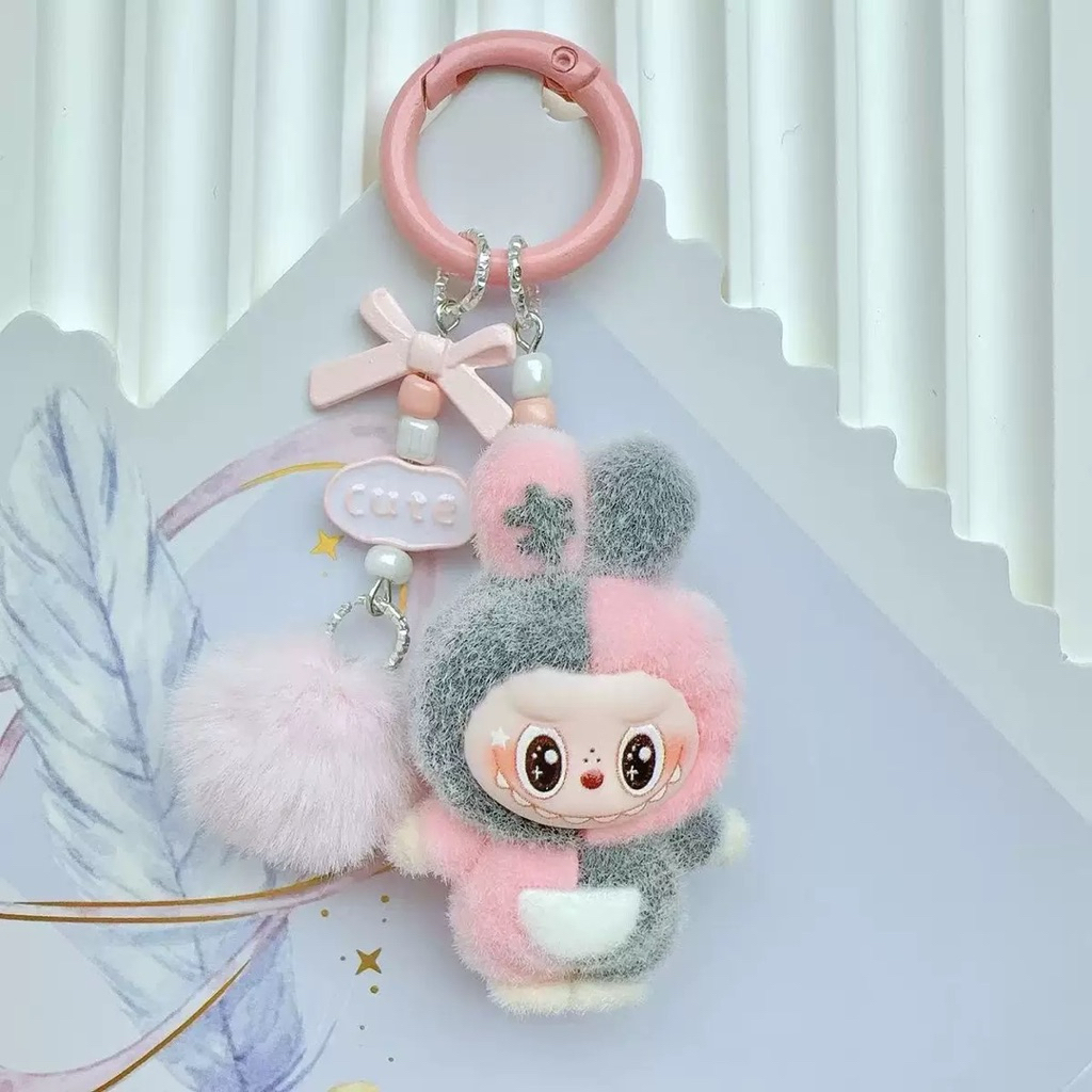 [ส่งไวจากกทม]ตุ๊กตาห้อยมือถือน้องกระต่ายหูตั้งสีทูโทน สีสันสดใส ที่ห้อยมือถือน่ารักๆ by bonbon cuteshop