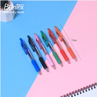 Bantex ปากกาลูกลื่น 0.5 มม.ปากกาเจล 6 สี รุ่นเขียนลื่นพิเศษ แห้งไว ไม่ซึมเปื้อน Pentel EnerGel