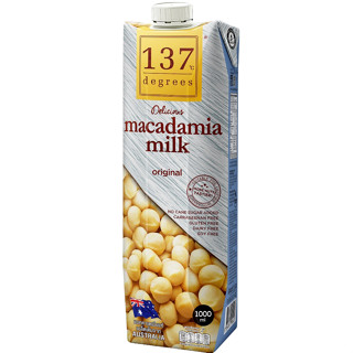 137 Degrees Macadamia Milk  นมแมคาเดเมีย 1L.