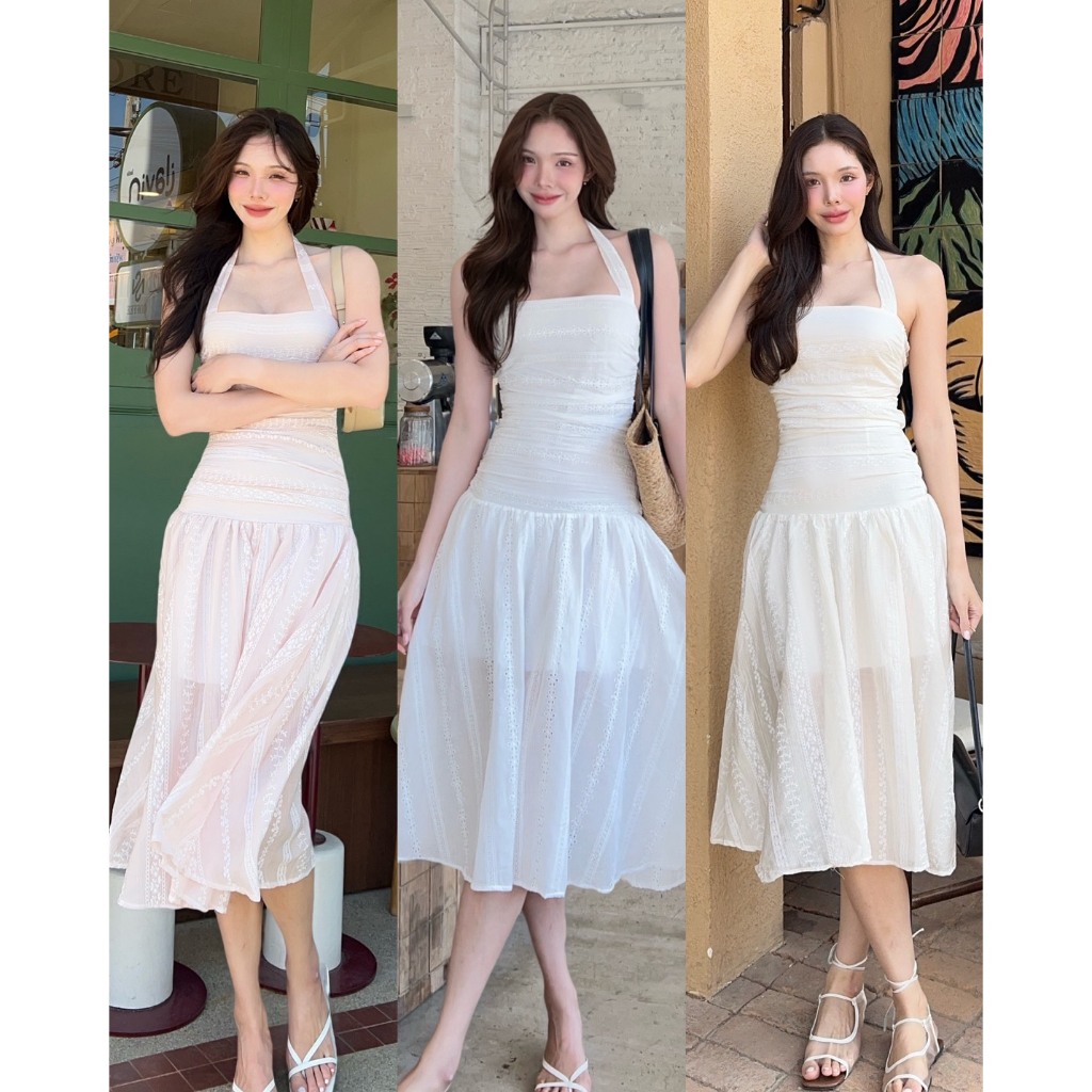 Sister.rrr : HONEY DRESS เดรสลูกไม้แบบสั้น,ยาว