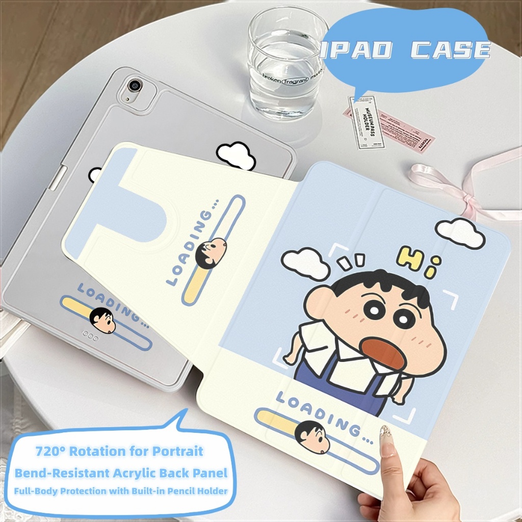 gen11 A16 เคสไอเเพด หมุนได้ 360 องศา สําหรับ แอร์10.9 air11 air6/4/5 เจน10.2 gen5/6/7/8/9 pro11 2018 21 2022  for ipad