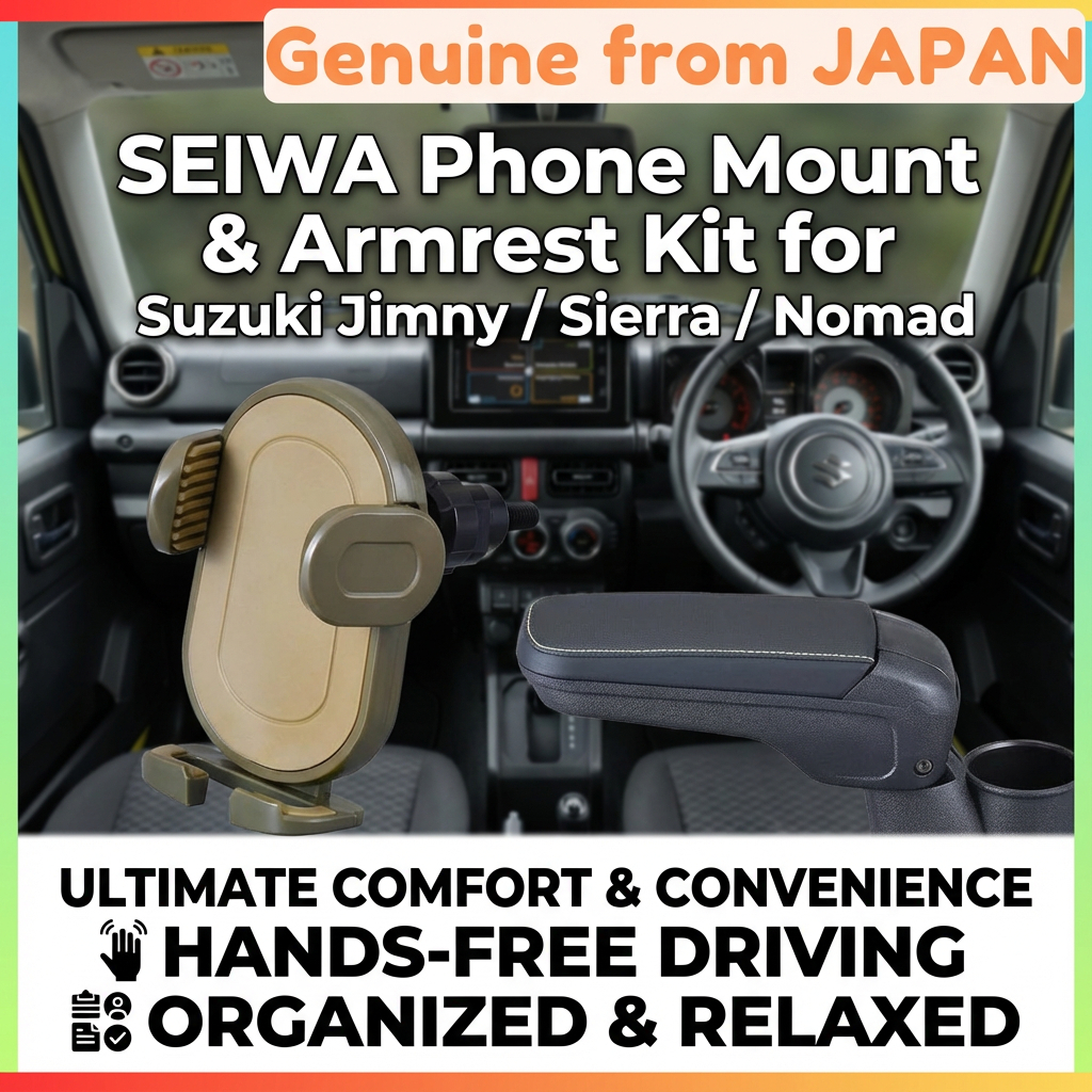 SEIWA Jimny Phone Holder Model-Specific Interior Accessories for Suzuki Jimny / Sierra / Nomad