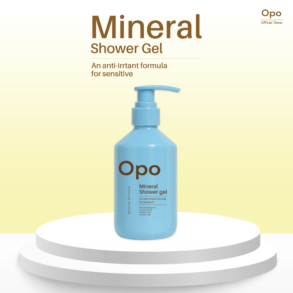 [ 1btl.] Mineral shower gel สบู่น้ำแร่ ลดอักเสบ คันผิวกาย