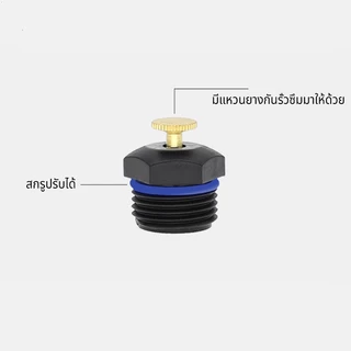 🔥แบบแพ็ค 60🔥หัวสปิงเกอร์ใบบัว หัวพ่น สปริงเกอร์ ใบบัว 360 เกลียวนอก 4 หุน จุกปรับปริมาณน้ำออกได้ ระบบน้ำ รดน้ำต้นไม้