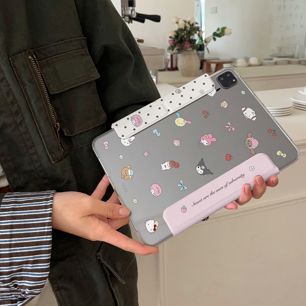 24 ชั่วโมง case iPad พับตัว Y Gen11 Air6 Air7 ที่ใส่ปากกา คุโรมิ Melody เคส iPad Gen10 Air8 Gen12 ราคา ถูกที่สุด ดีลบีเคเค แกลเลอรีภาพที่ 2