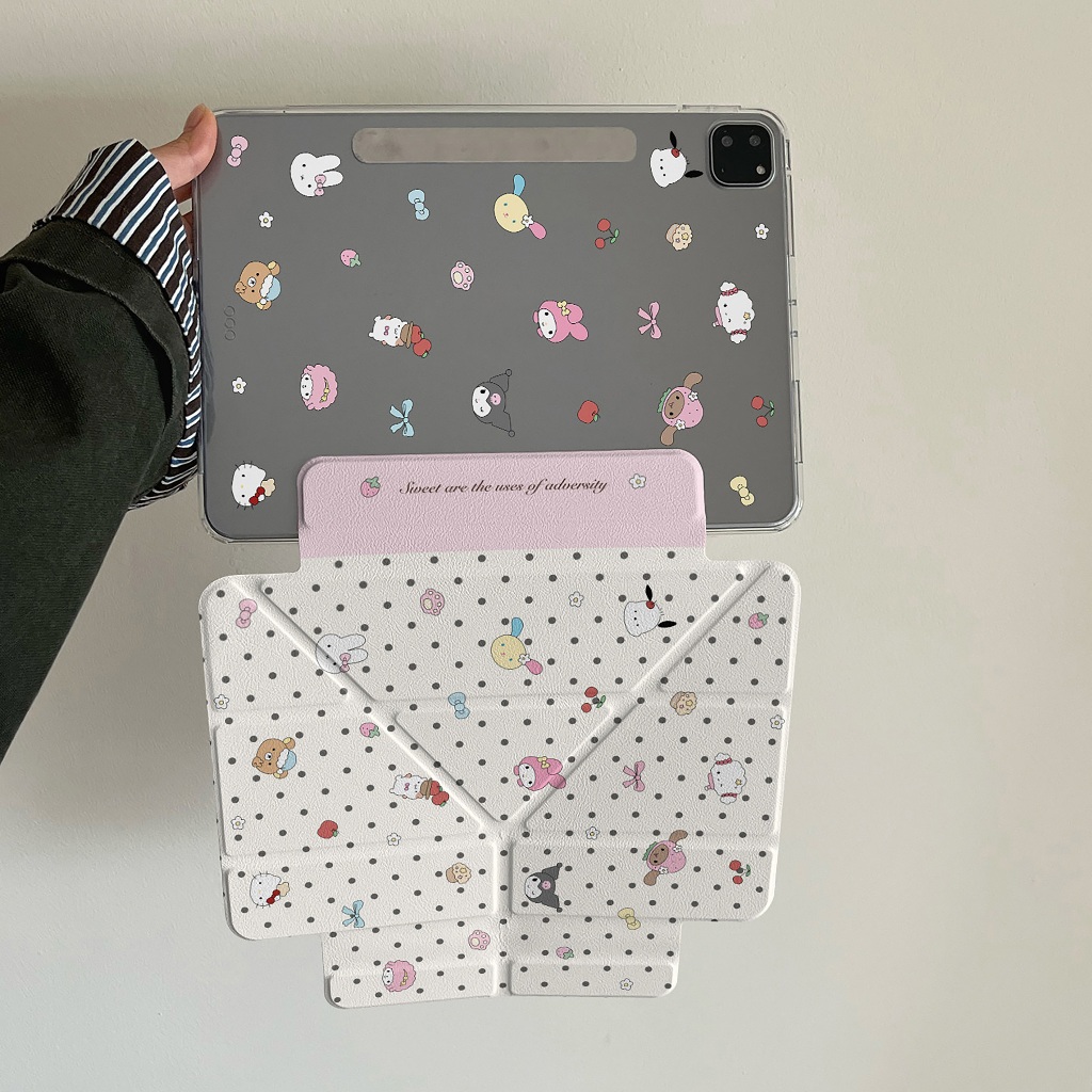 24 ชั่วโมง case iPad พับตัว Y Gen11 Air6 Air7 ที่ใส่ปากกา คุโรมิ Melody เคส iPad Gen10 Air8 Gen12 ราคา ถูกที่สุด ดีลบีเคเค แกลเลอรีภาพที่ 3