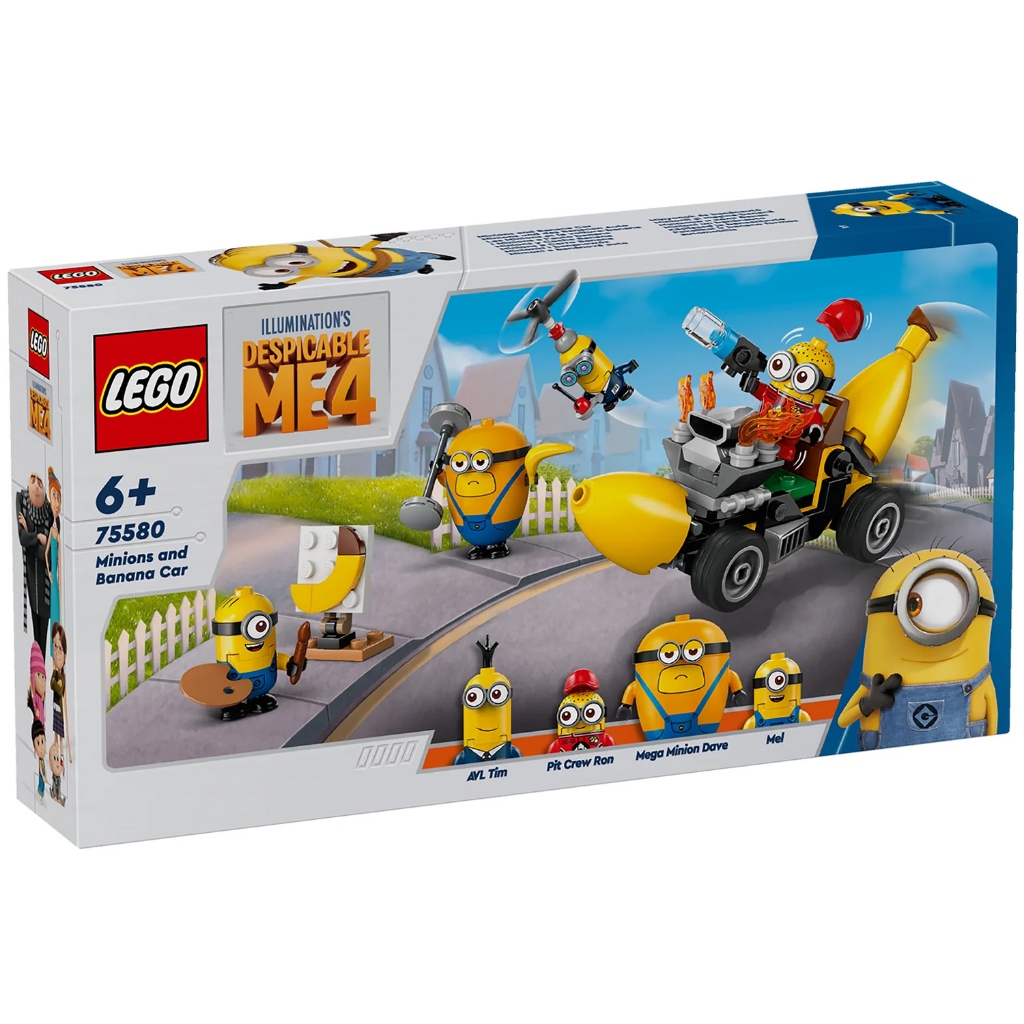 75580 : LEGO Despicable Me 4 Minions and Banana Car