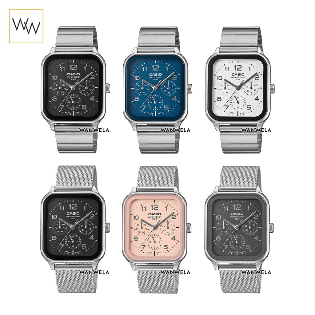ของแท้ นาฬิกาข้อมือ Casio ผู้ชาย รุ่น MTP-M306 สายสแตนเลส