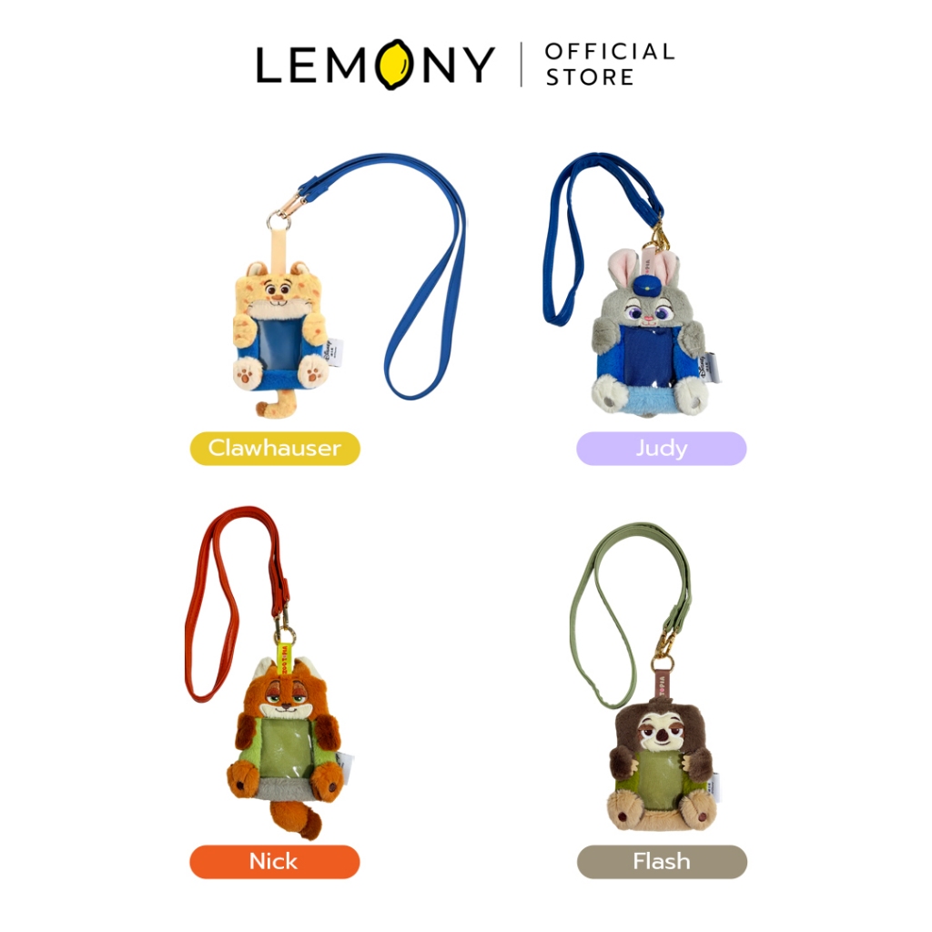 LEMONY สายคล้องคอใส่บัตรซูโทเปีย Disney Zootopia Collection