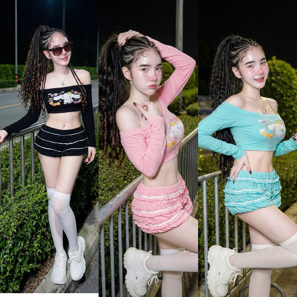 ชุดเซท ขนมชั้นตุ๊กตากางเกงระบายตุ๊กตาได้ครบชุด – โปรปัง