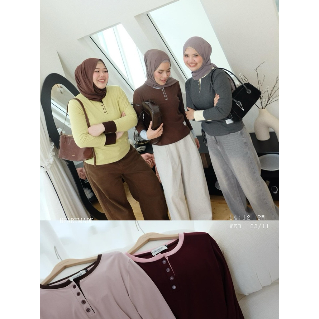 Heartmade-Haruku top🍒(สินค้าพร้อมส่ง)
