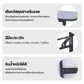 โต๊ะพับ มัลติฟังก์ชั่น 80/100/120CM ส่วนสูง 75CM โต๊ะเก็บของ ครัว กลางแจ้ง ตั้งแคมป์ folding table