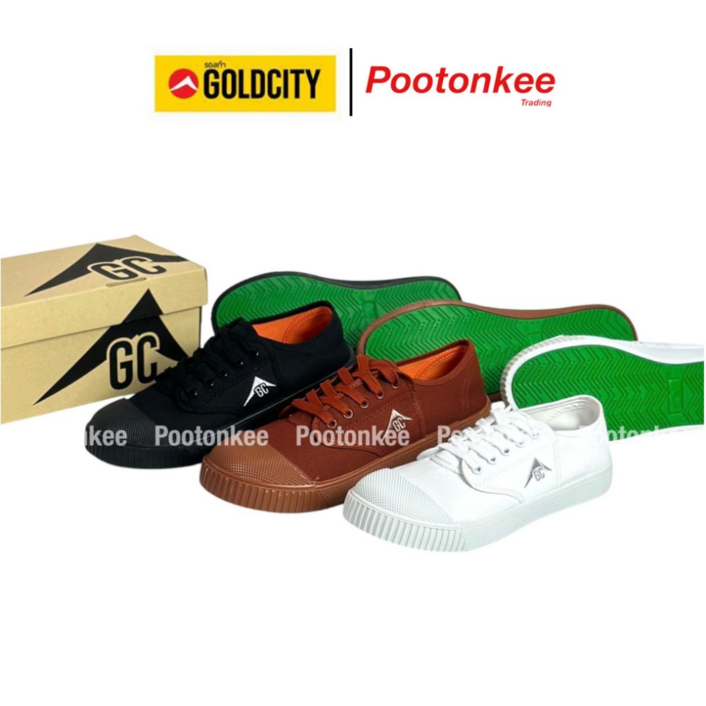 Gold City โกลด์ซิตี้ รุ่น GC FC001 / Fast 1401 รองเท้าผ้าใบนักเรียน ผู้ชาย ผู้หญิง ไซส์ 31-45