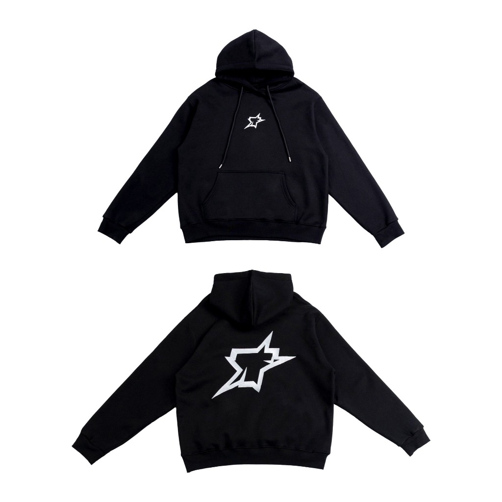 URTHE - เสื้อฮู้ดดี้ เสื้อกันหนาว Oversize รุ่น ICON STAR HOODIE - รูปที่ 2