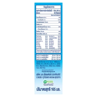 [ขายยกลังx1] โฟร์โมสต์ รสหวาน 165มล (48กล่อง/ลัง) Foremost Sweetened Milk 165ml (UHT Milk)