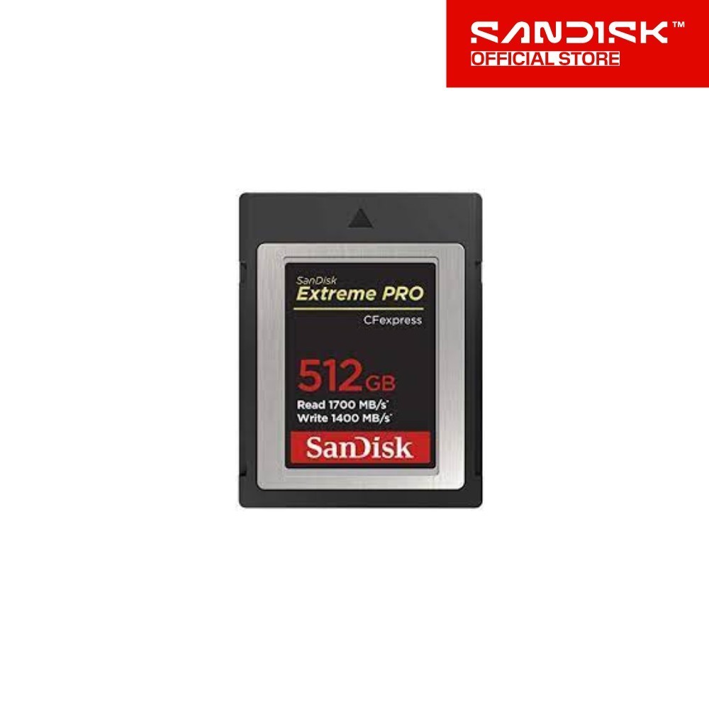 SanDisk Extreme PRO® CFexpress® Card Type B, 512GB (SDCFE-512G-GN4NN)