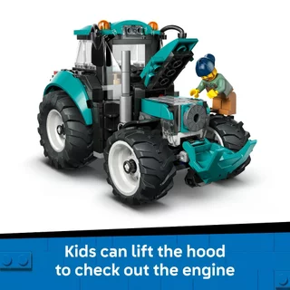 LEGO City 60498 Tractor (204pcs.), Building Blocks, Kids Toy