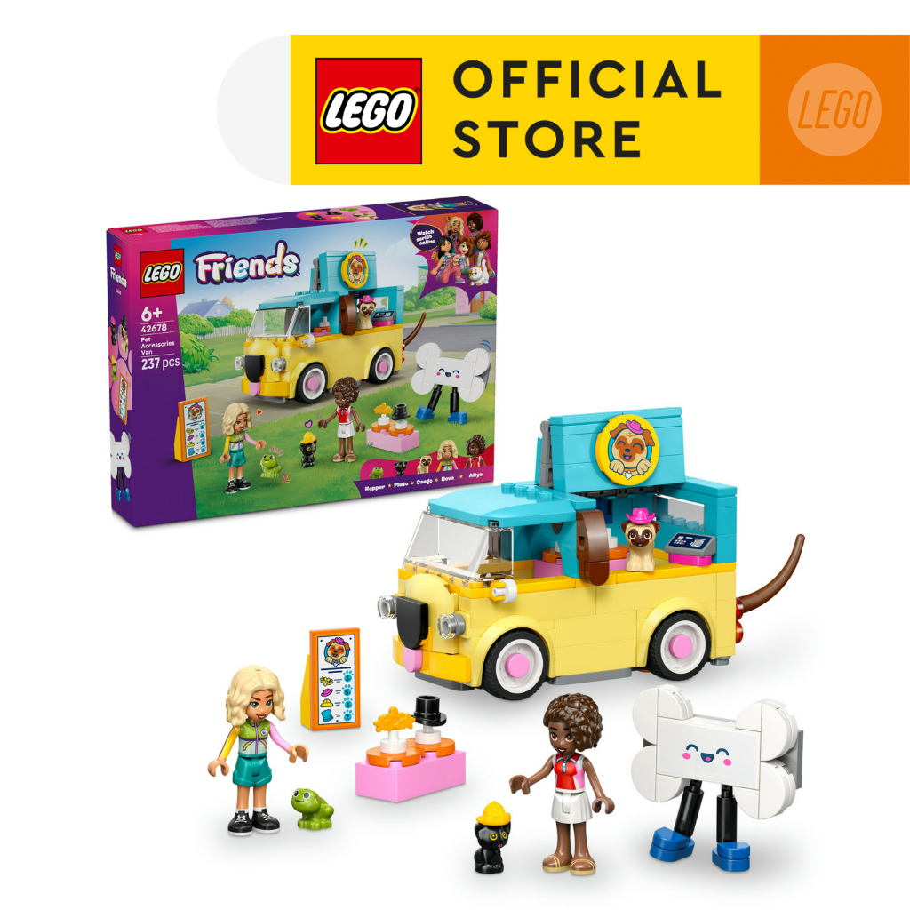 LEGO Friends 42678 Pet Accessories Van (237pcs.), Building Blocks, Kids Toy
