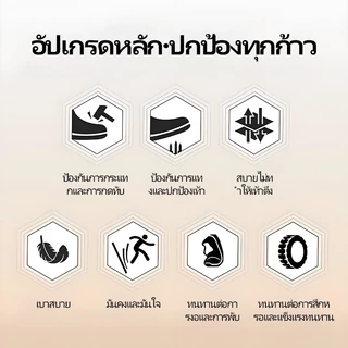 P01 X-Box รองเท้าเซฟตี้หุ้มข้อ หัวเหล็กพื้นเหล็ก หนังแท้ พื้น PU เบา สวย คุณภาพสูง ราคากันเอง safety shoes